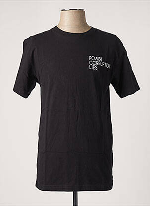 T-shirt noir WOOD WOOD homme