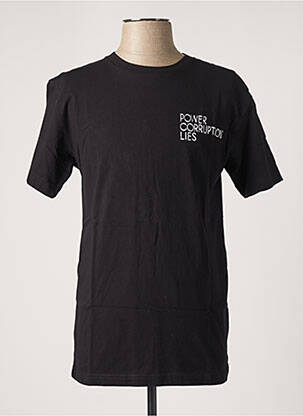 T-shirt noir WOOD WOOD pour homme