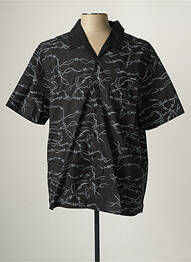 Chemise manches courtes noir SANTA CRUZ homme