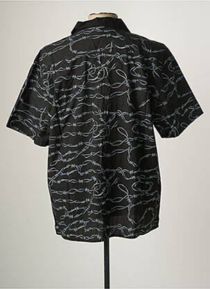 Chemise manches courtes noir SANTA CRUZ homme