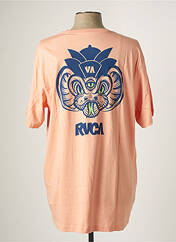 T-shirt rose RVCA pour homme seconde vue