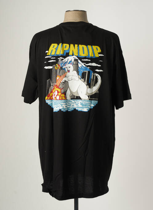 T-shirt noir RIPNDIP pour homme