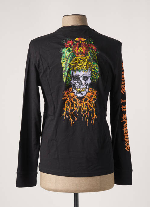 T-shirt noir ELEMENT pour homme