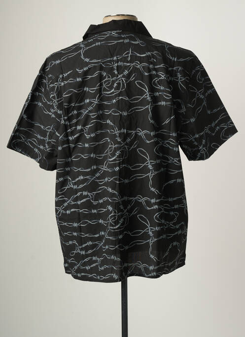 Chemise manches courtes noir SANTA CRUZ pour homme