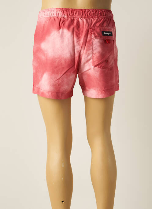 Short de bain rouge CHAMPION pour homme