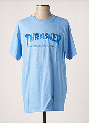 T-shirt bleu THRASHER homme