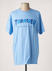 T-shirt bleu THRASHER pour homme seconde vue