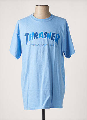 T-shirt bleu THRASHER pour homme