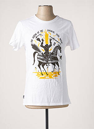 T-shirt blanc STEPART pour homme