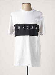 T-shirt blanc WRUNG pour homme seconde vue