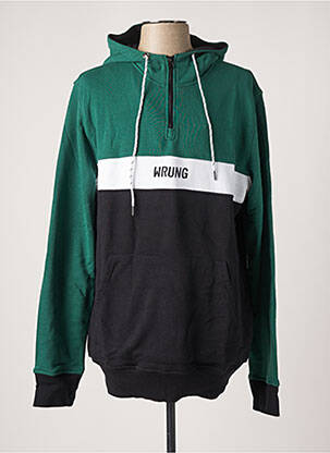 Sweat-shirt vert WRUNG homme