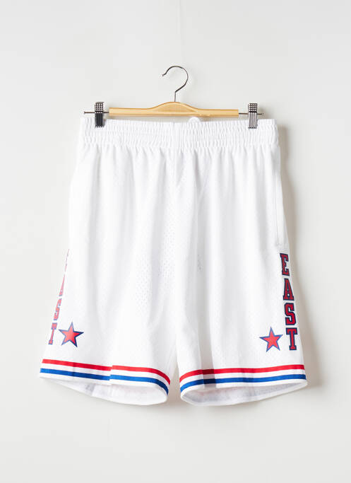 Short blanc MITCHELL & NESS pour homme