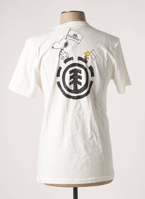 T-shirt blanc ELEMENT pour homme