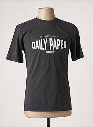 T-shirt noir DAILY PAPER pour homme