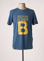 T-shirt bleu ECOALF pour homme seconde vue