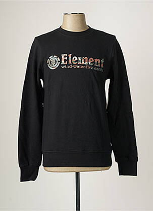 Sweat-shirt noir ELEMENT pour homme