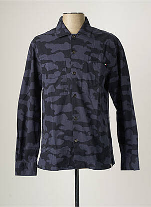 Chemise manches longues bleu FARAH homme