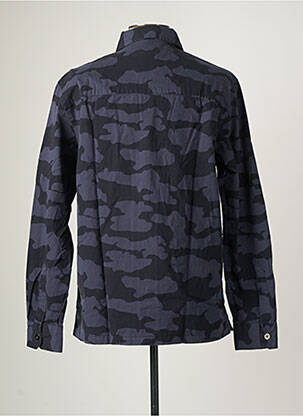 Chemise manches longues bleu FARAH homme