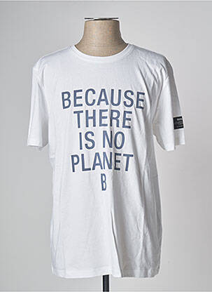 T-shirt blanc ECOALF pour homme