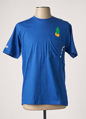 T-shirt bleu TEALER homme