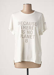 T-shirt blanc ECOALF pour femme seconde vue