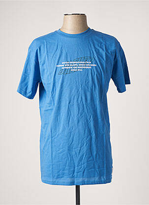 T-shirt bleu JACKER pour homme
