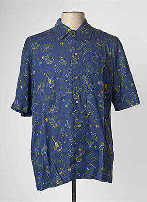 Chemise manches courtes bleu BOARDIES homme