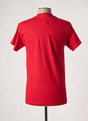 T-shirt rouge RAVE SKATEBOARDS pour homme seconde vue