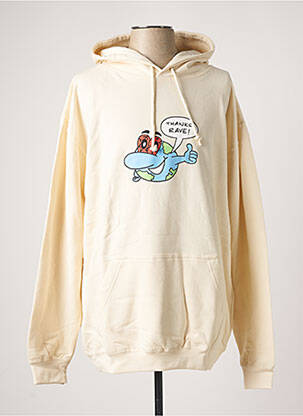 Sweat-shirt blanc RAVE SKATEBOARDS homme