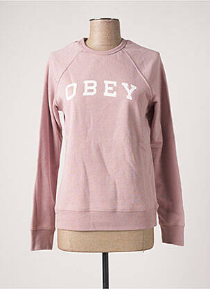 Sweat-shirt rose OBEY femme