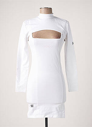 Robe courte blanc WASTED PARIS femme