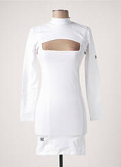 Robe courte blanc WASTED PARIS pour femme seconde vue