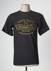 T-shirt noir BRIXTON pour homme seconde vue