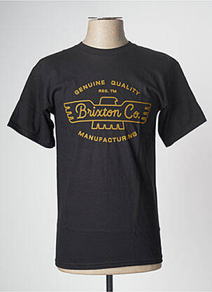 T-shirt noir BRIXTON pour homme
