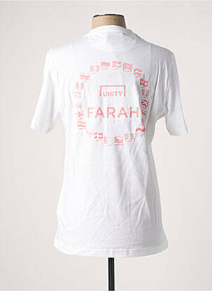 T-shirt blanc FARAH homme