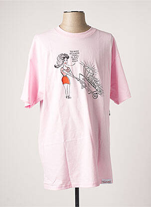 T-shirt rose DIAMOND SUPPLY CO pour homme