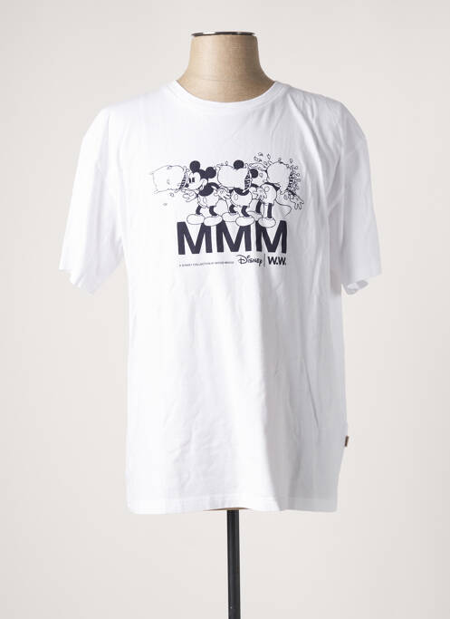 T-shirt blanc WOOD WOOD pour homme
