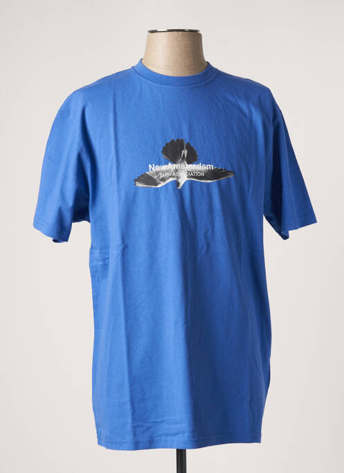 T-shirt bleu NEW AMSTERDAM SURF ASSOCIATION pour homme
