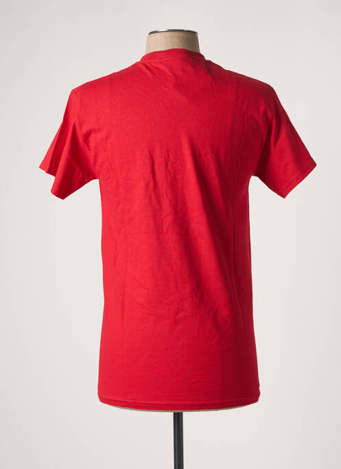 T-shirt rouge RAVE SKATEBOARDS pour homme