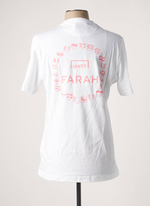 T-shirt blanc FARAH pour homme