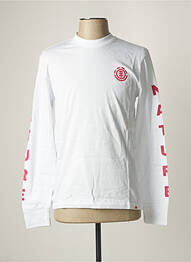 T-shirt blanc ELEMENT homme