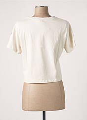 T-shirt beige NA-KD pour femme seconde vue