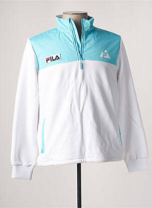 Sweat-shirt blanc FILA homme
