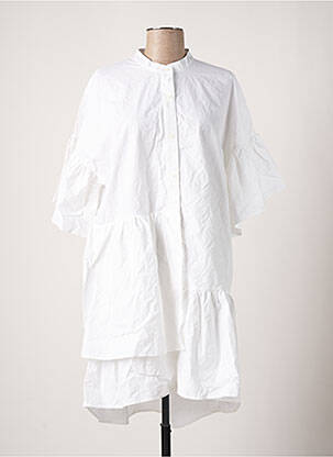 Robe courte blanc NOISY MAY pour femme