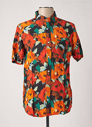 Chemise manches courtes noir RVCA homme