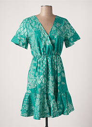 Robe courte vert GRACE & MILA femme