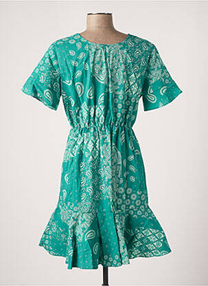Robe courte vert GRACE & MILA femme