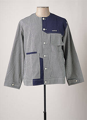 Veste casual bleu NORTH HILL homme