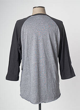 T-shirt gris BRIXTON homme
