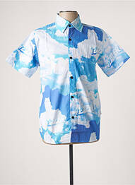 Chemise manches courtes bleu TEALER homme